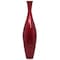 Uniquewise Uniquewise Tall Bamboo Floor Vase 43 Inch - Large Decorative Trumpet Vase for Pampas Grass QI003889.RD - alternate 1